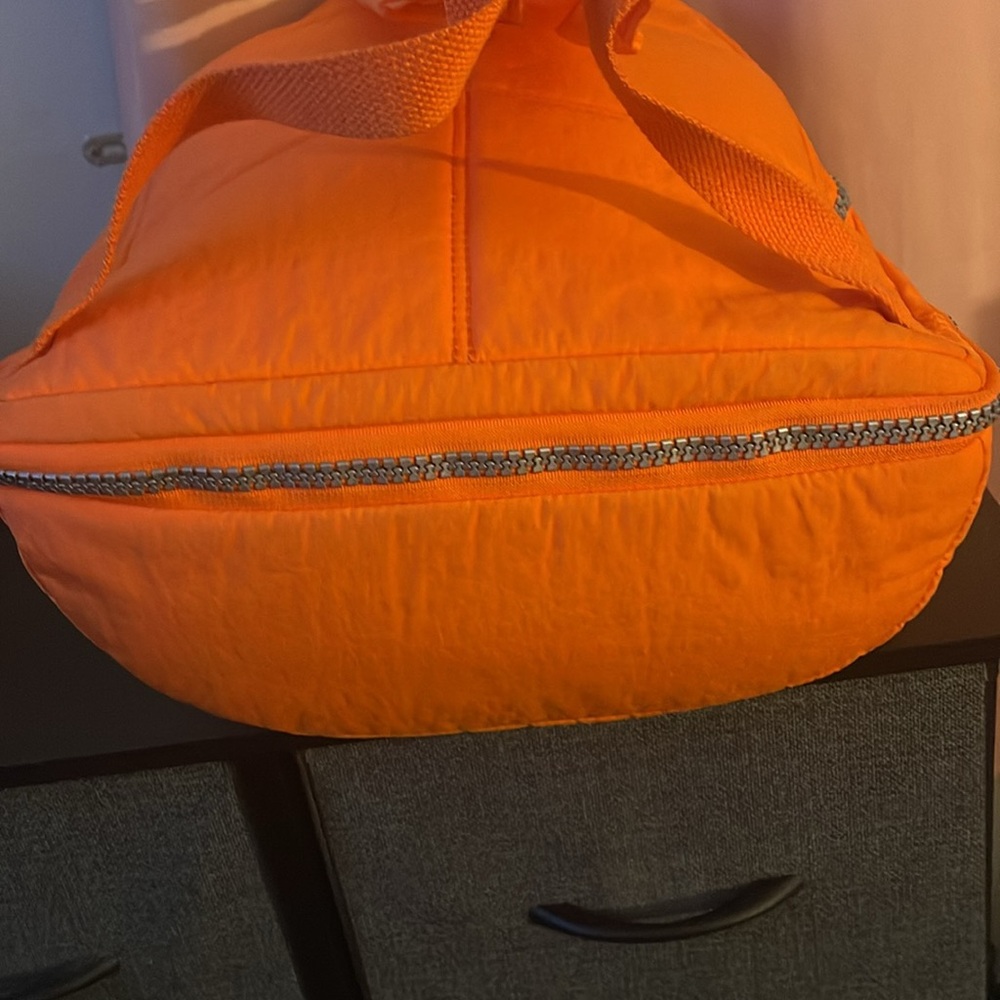 Kipling Expandable Backpack Bright Orange Very Cl… - image 6